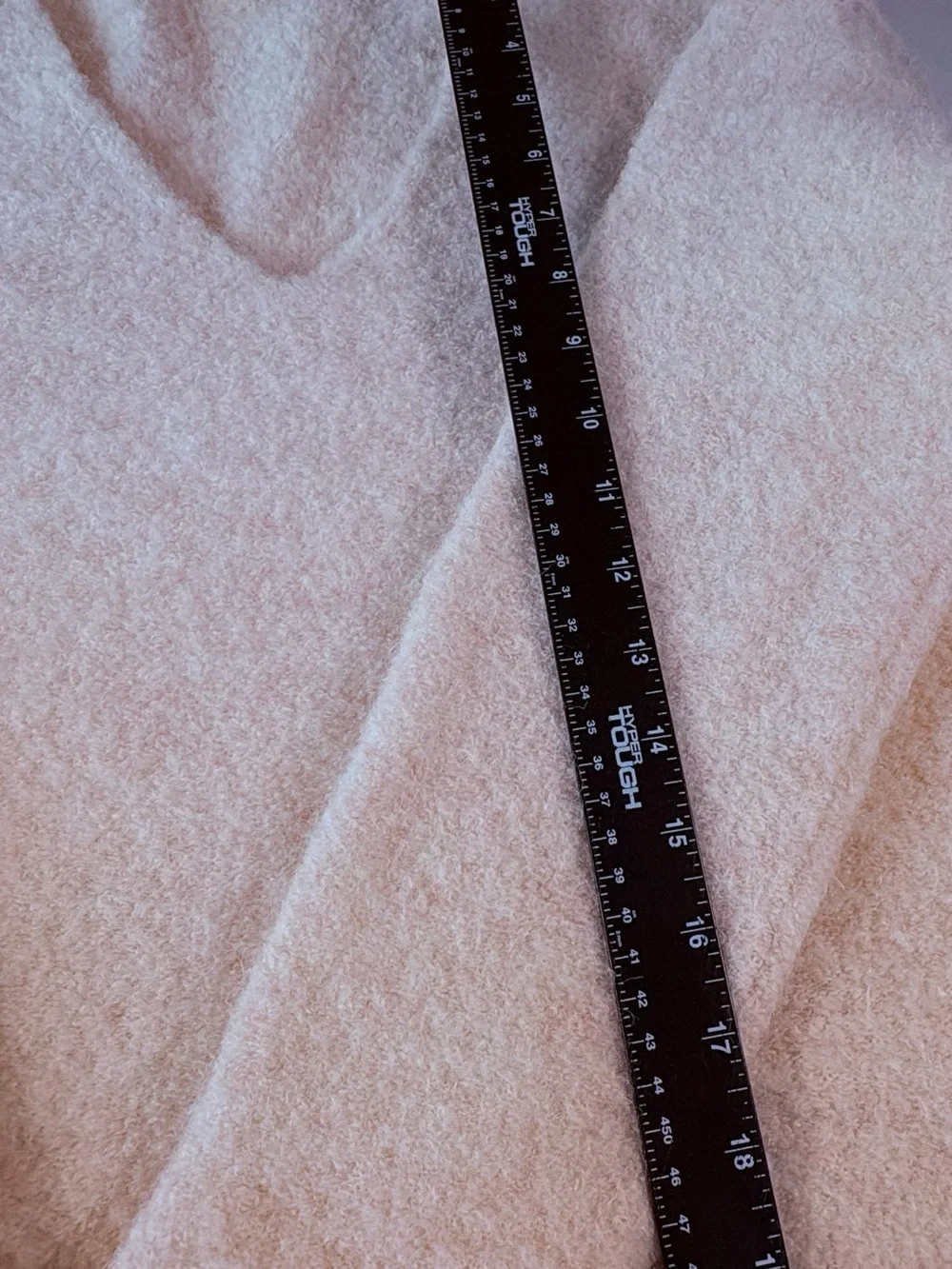Ag Adriano Goldschmied Peach V-Neck Fuzzy Knit Sweater